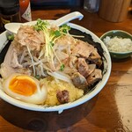 麺屋 のスたOSAKA - 玉ねぎ別皿！！