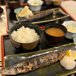 北浜 - 秋刀魚の塩焼き定食