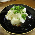 巽蕎麦 志ま平 - 「そばがき」：今回はおろし添えで