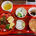 食事処 たむら水産 - まぐろ漬け丼