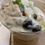 Potato Cream - 白菜と豚肉のマッシュルームソースポテトクリーム