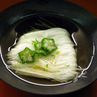 八寸 - 山芋素麺　（N氏提供）