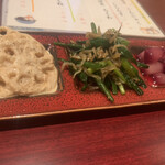 おでんおんせん - アテ3種盛り(^^)