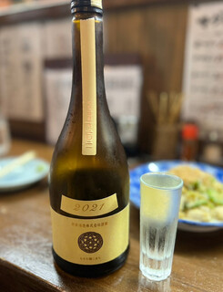 Yakitori Hoshinoie - ◯新政　純米酒エクリュ(半合)¥440…文句なしに美味♪(  ´艸`)希少なお酒がこのお値段でいただけるのは嬉しいですね♪(*´˘`*)♡