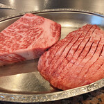 鉄板焼ステーキ 一ッ葉ミヤチク - 