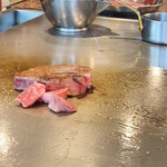 鉄板焼ステーキ 一ッ葉ミヤチク - 