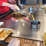 鉄板焼ステーキ 一ッ葉ミヤチク - 