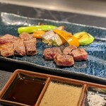 横浜 神戸牛 鉄板焼き 雪月 - 