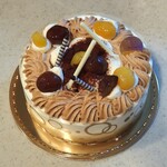 シャトレーゼ - 10月限定・栗のデコレーションケーキ（17㎝3,400円）