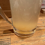 きんぼし - ゆず酒サワー お湯割り（税込 495円）評価＝◯