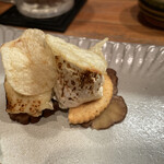 きんぼし - 一品料理の3点盛り（コース内）評価＝◎：焼きカマンベールチーズ（燻製）