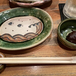 きんぼし - テーブルの上はこんな感じ