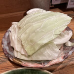 きんぼし - 付き出し：キャベツ