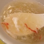 萬福大飯店 - フカヒレと蟹のスープ