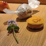 シュヴァル・ドゥ・ヒョータン - 米麹ジャムのどら焼き　みとさやのドライフルーツをキャンディ状に