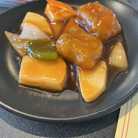 豊華楼 - 白身魚の甘酢あんかけ