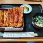 錦水 - 特上 うな重 4,000円 ♪