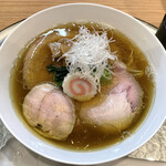 中華そば 深緑 - 「白出汁 もろみポークロース＆バラ」1400円