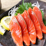 Salmon sashimi