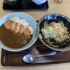 Edoya - カツカレー丼そばセット