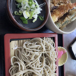 Ajiyoshi Shokudou - 盛りそば＋ミニ天丼