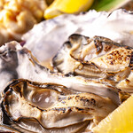 Grilled miso oysters