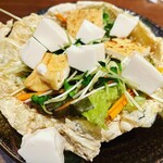 石月 - 揚げ湯葉サラダ