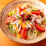 Kurobuta pork shabu shabu salad