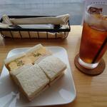 From O - たまごサンド＆アイスティー