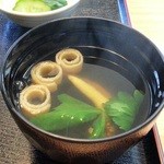 うなぎ金箱 - 肝吸い　肝が大きい