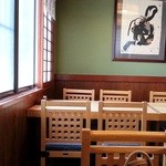 うなぎ金箱 - テーブル席