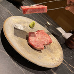 焼肉bue - 極厚切り和牛タンステーキ¥2480