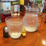 パスタ専門店AKATOMBO - お水の提供
1人用にちょうどいい