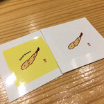 博多天ぷら ながおか - いただいた海老天ステッカー