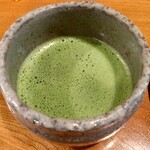 茶房 とみや - セットメニュー「抹茶」。