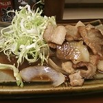 自由軒 - 豚しょうが焼定食　2013.4追加