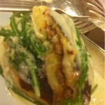 Drammatico - 焼きニョッキ・仔羊のラグー・ゴルゴンゾーラチーズのソース