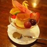 瓢亭  - 自家製 焼きプリン