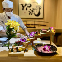焼肉割烹 YP流 宗右衛門町本店 - 〜本日の『花の階段盛り』九種九流〜