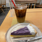 クラ カフェ - 紫芋とさつま芋のタルトセット