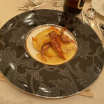 アール・ベル・アンジェ秋田 - 白身魚とホワイトソースのクレープ包み