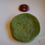 山田屋旅館 - リズムの3品（温菜）。ニラのチジミ。