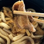 安藤製麺 - 安藤製麺　肉汁のお肉
