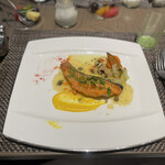 restaurant library the hotel seiryu - サーモン