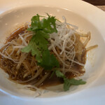 施家菜 - 撈麺(ハタの蒸物のタレ利用)