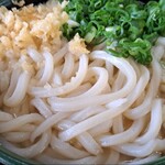 製麺七や - かけうどん(大)