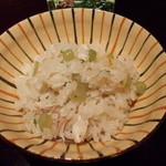 日本料理 百屋 - 鯛とフキのご飯アップ