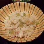 日本料理 百屋 - 鯛とフキのご飯アップ