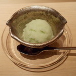 日本料理 百屋 - 木の芽のシャーベット