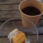 ロペ倶楽部 テラスレストラン - （サービス）アイスコーヒーとデザート